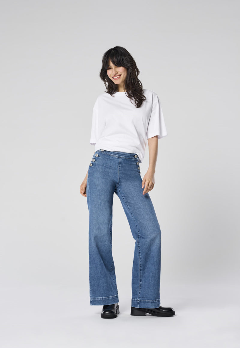 ONLMADISON HW BUTTON WIDE DNM GEN769NOOS