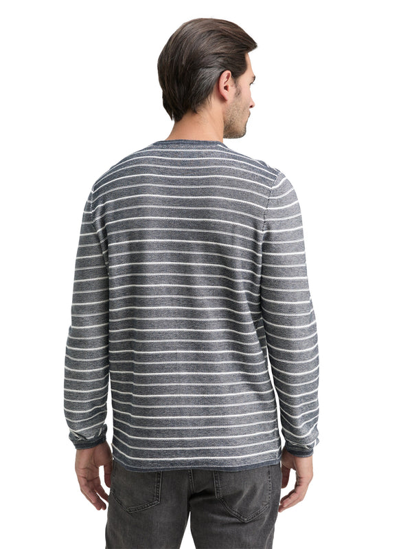 Strickpullover mit Rundhalsausschnitt