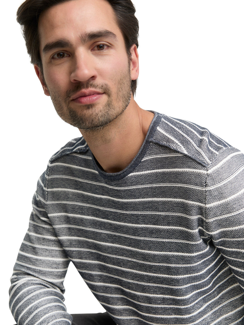 Strickpullover mit Rundhalsausschnitt