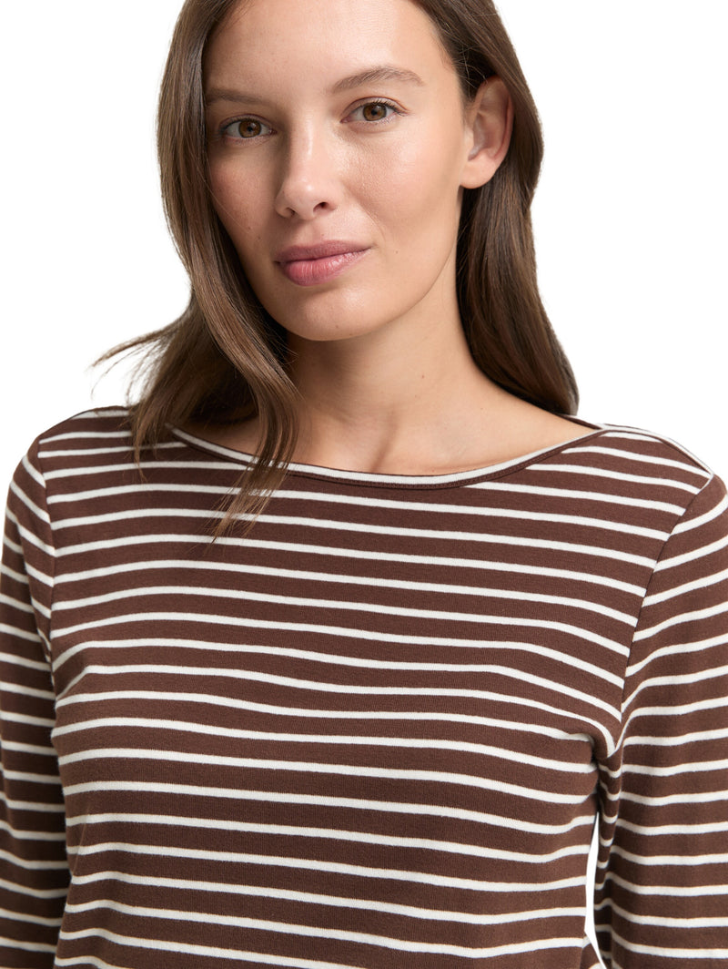 Langarmshirt mit Streifenmuster