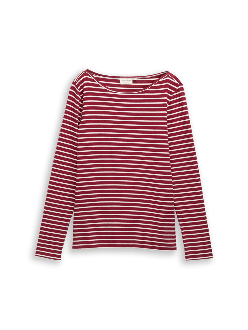Langarmshirt mit Streifenmuster