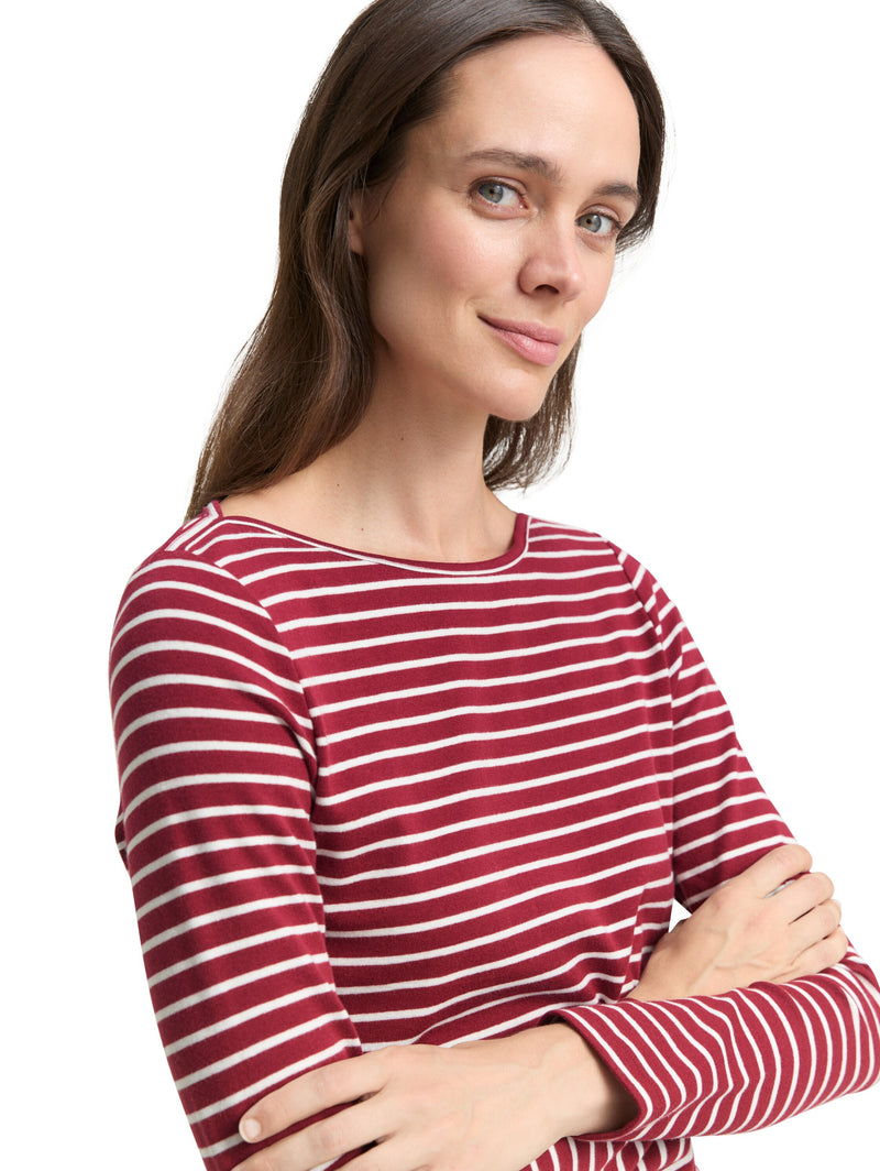 Langarmshirt mit Streifenmuster