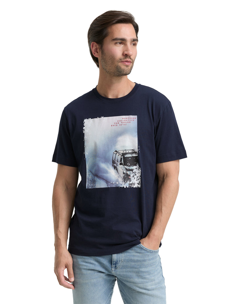 T-Shirt mit Foto-Print