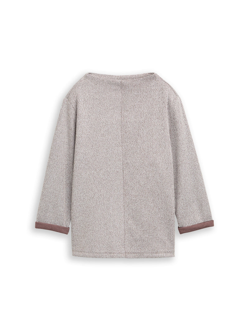 Sweatshirt mit Stehkragen