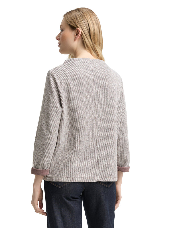Sweatshirt mit Stehkragen