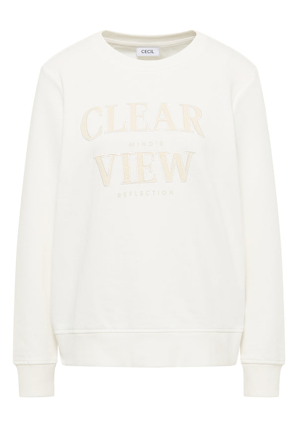 Sweatshirt mit Wording
