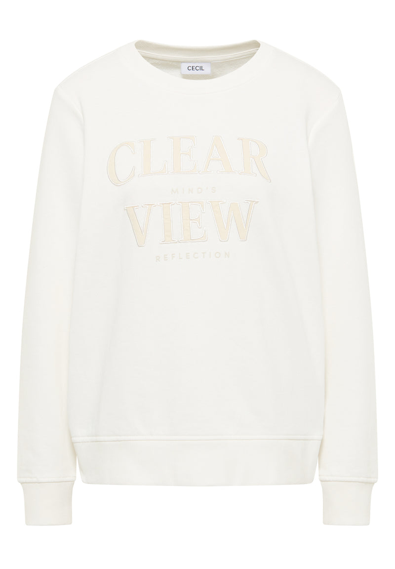 Sweatshirt mit Wording