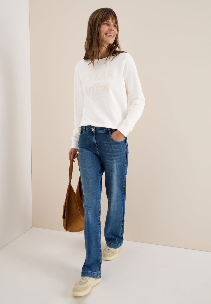 Sweatshirt mit Wording