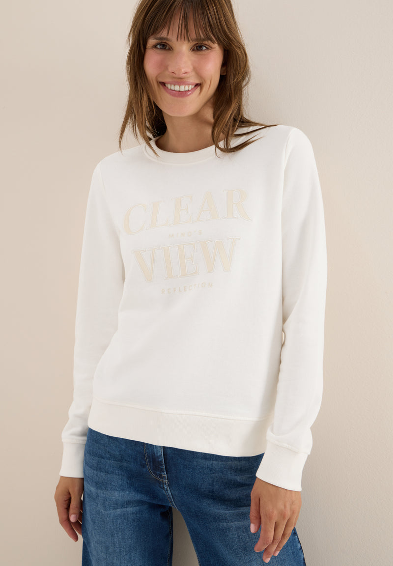 Sweatshirt mit Wording
