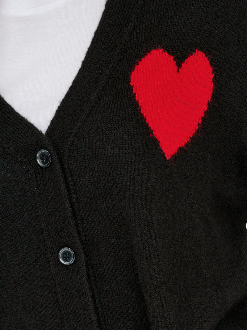 JDYVITTORIA L/S HEART CARDIGAN KNT