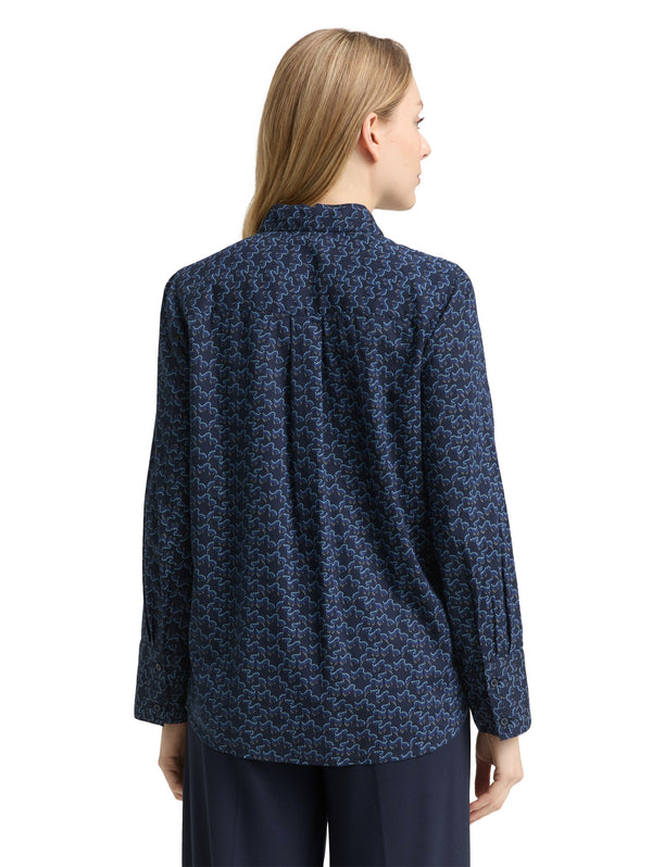 Hemdbluse mit Muster