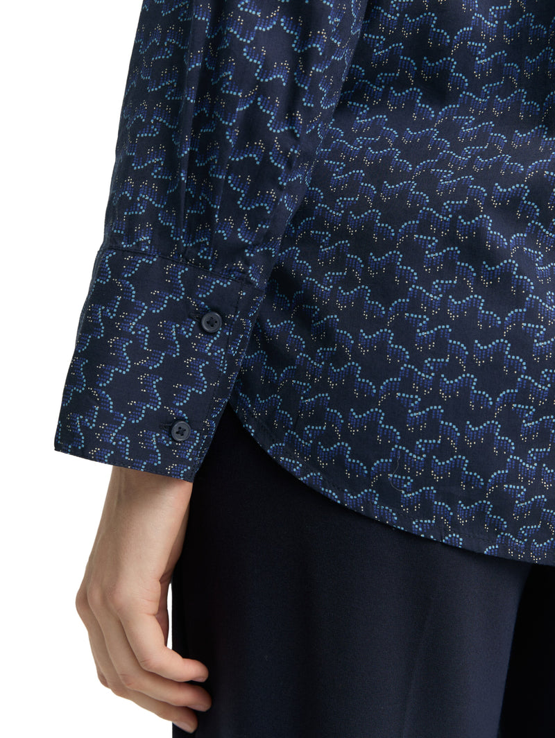 Hemdbluse mit Muster
