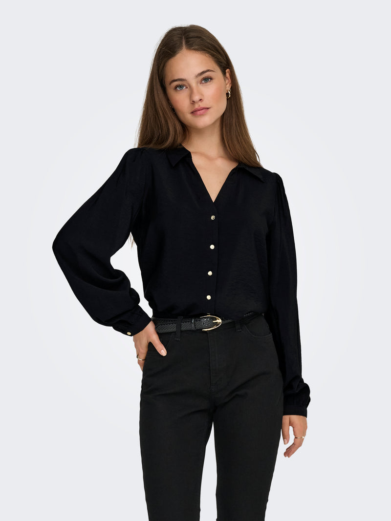 JDYBEATRICE LIFE L/S V-NECK SHIRT WVN