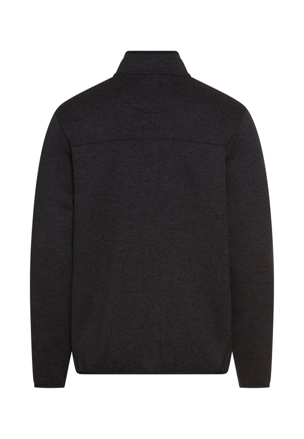 Strickjacke mit Stehkragen