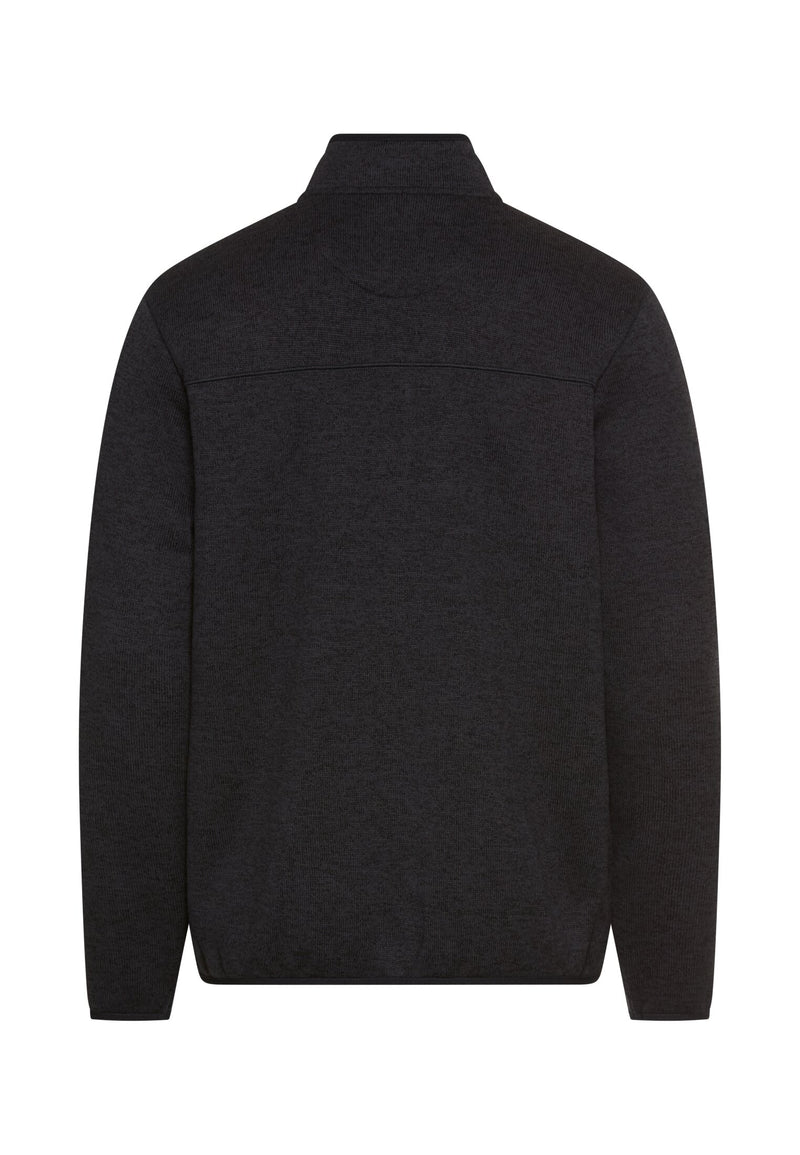 Strickjacke mit Stehkragen