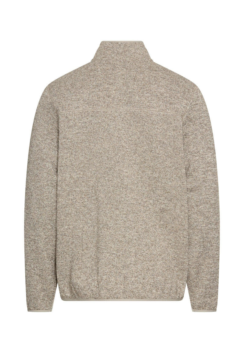 Strickjacke mit Stehkragen