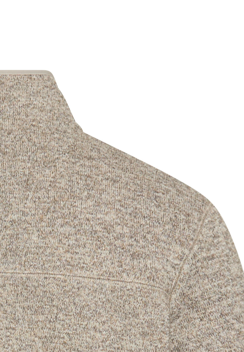 Strickjacke mit Stehkragen