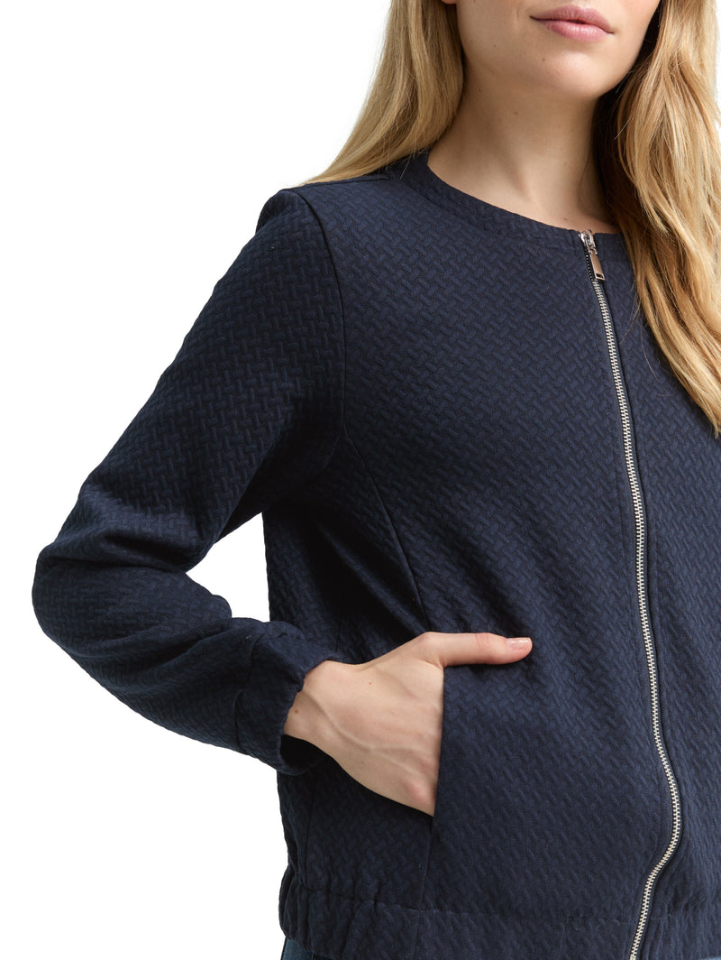 Sweatjacke mit Eingriffstaschen