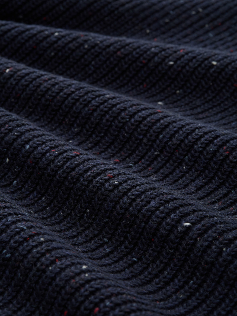 Strickpullover mit Strukturmix