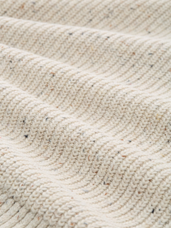 Strickpullover mit Strukturmix