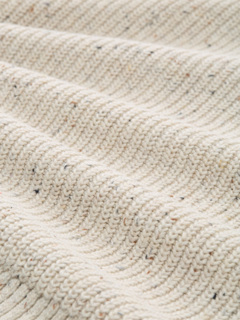 Strickpullover mit Strukturmix