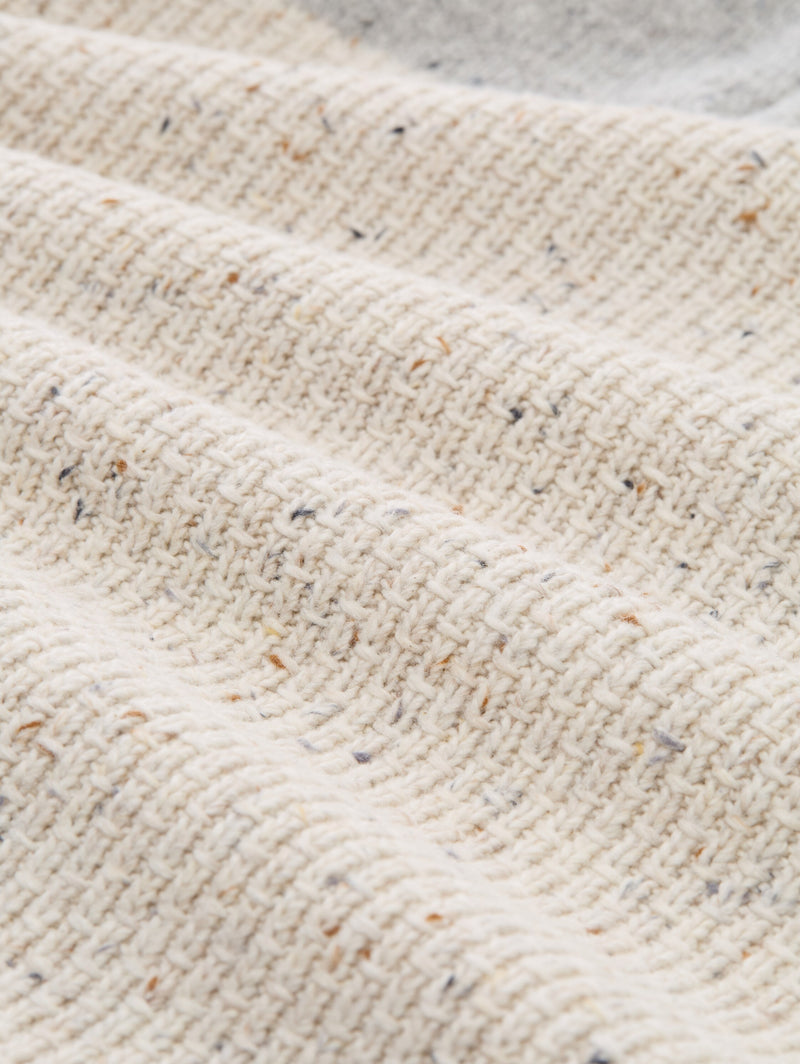 Troyer Strickpullover mit Strukturmix