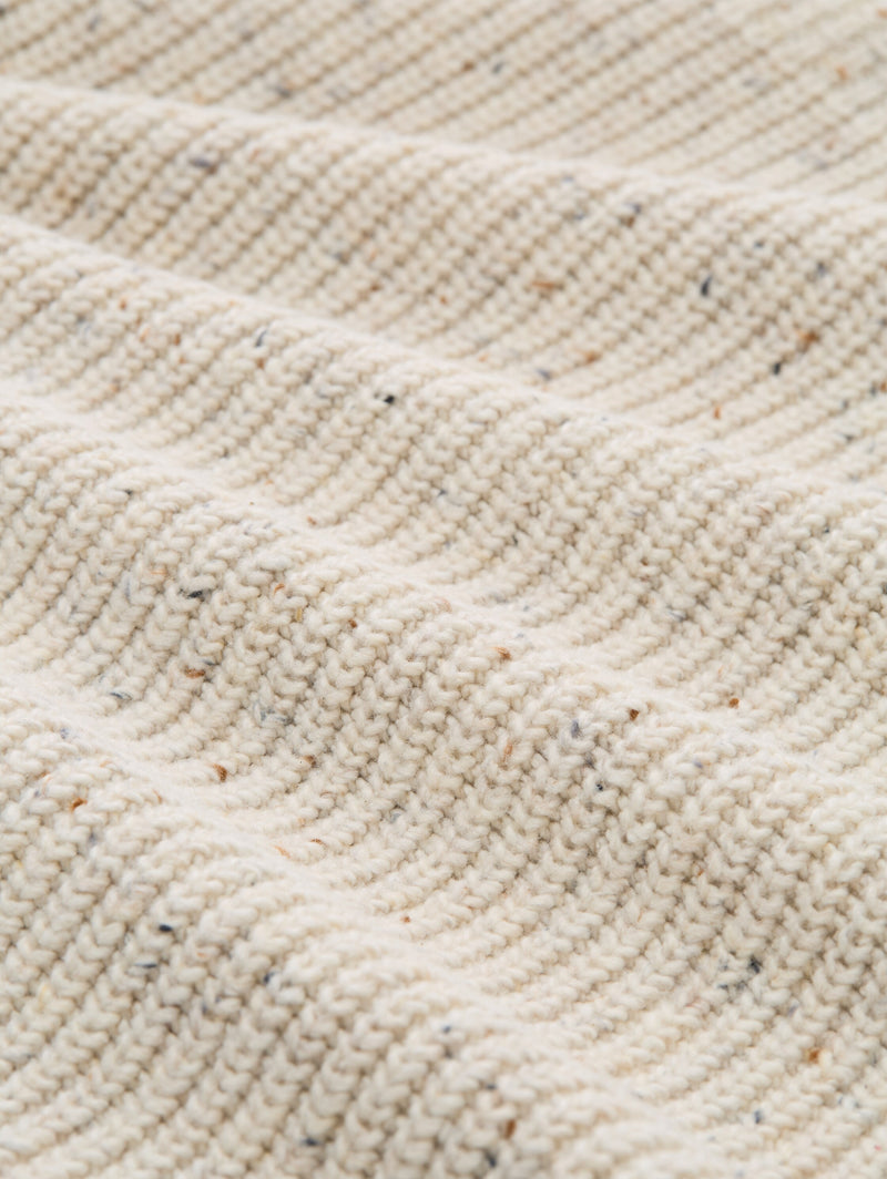 Strickjacke mit Strukturmix