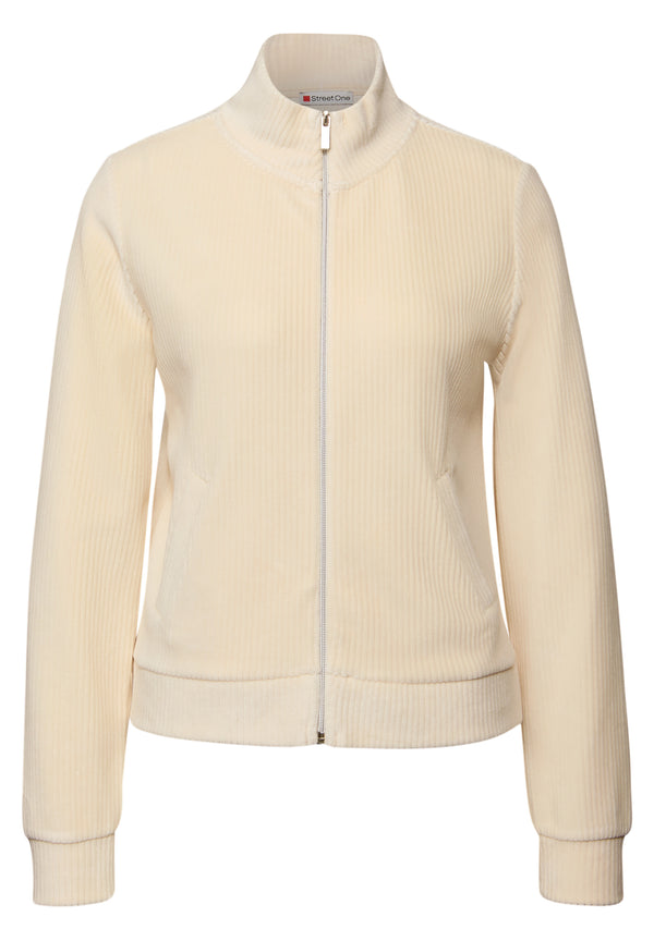 Cordjacke mit Zipper