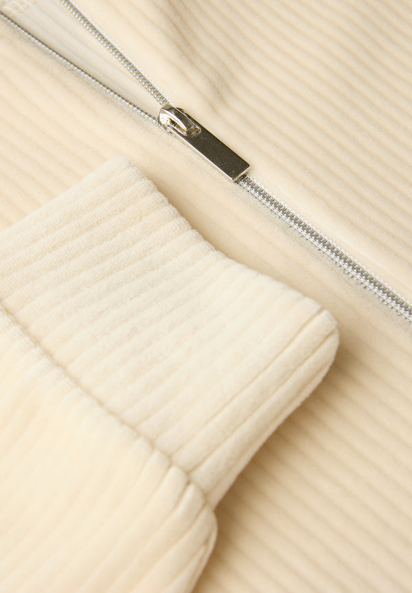 Cordjacke mit Zipper