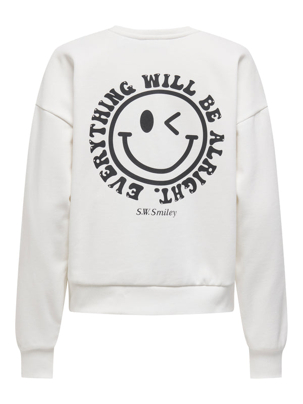 ONLSMILEY L/S O-NECK BOX SWT