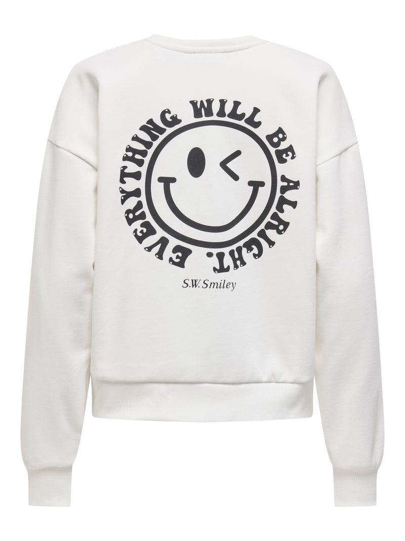 ONLSMILEY L/S O-NECK BOX SWT