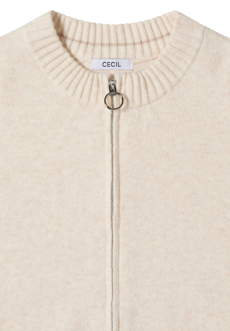 Cosy Cardigan mit Zipper