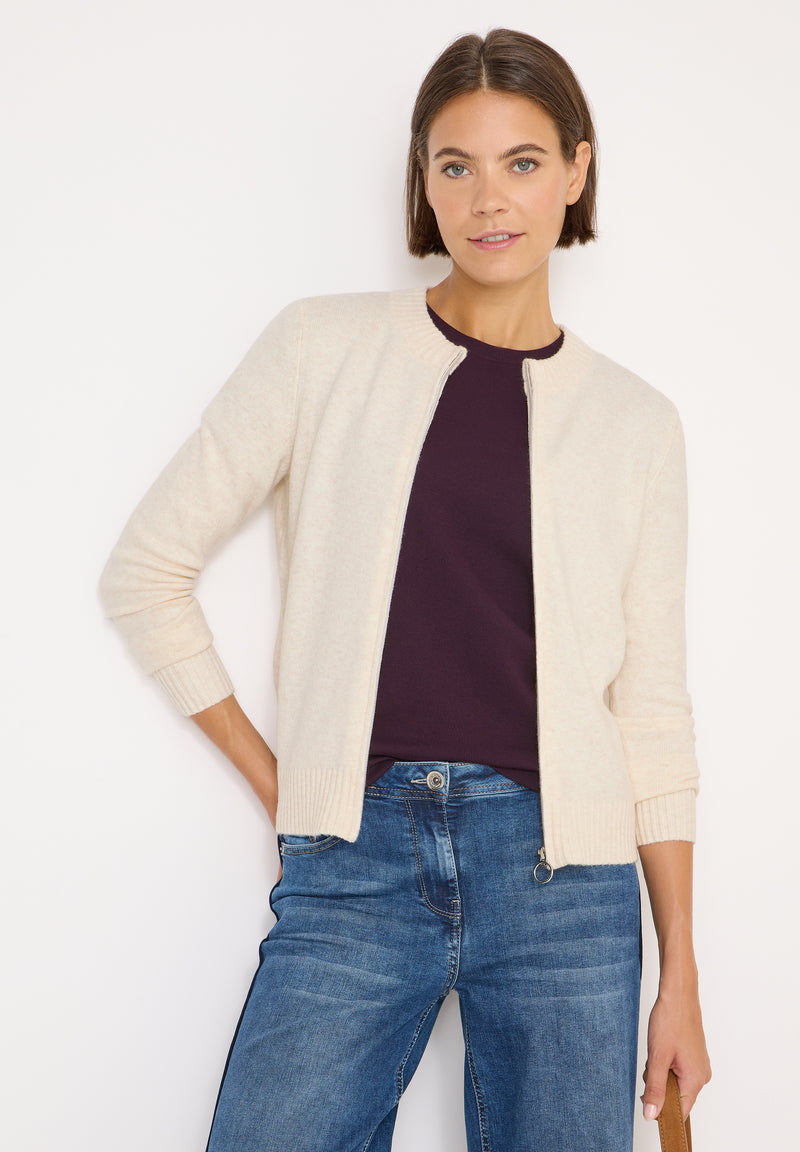 Cosy Cardigan mit Zipper