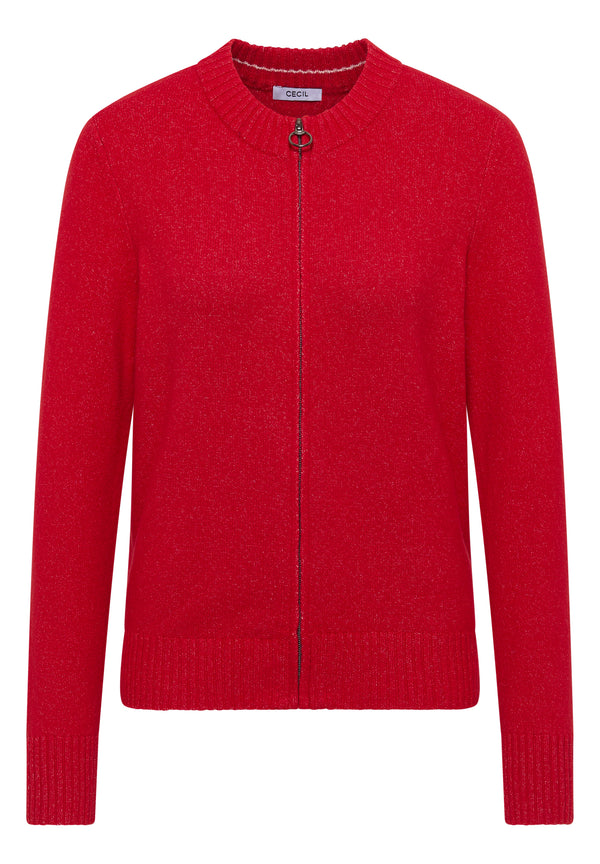 Cosy Cardigan mit Zipper