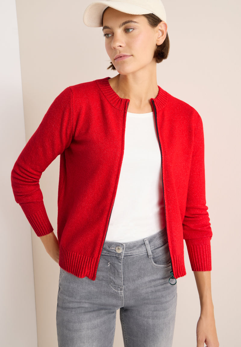 Cosy Cardigan mit Zipper