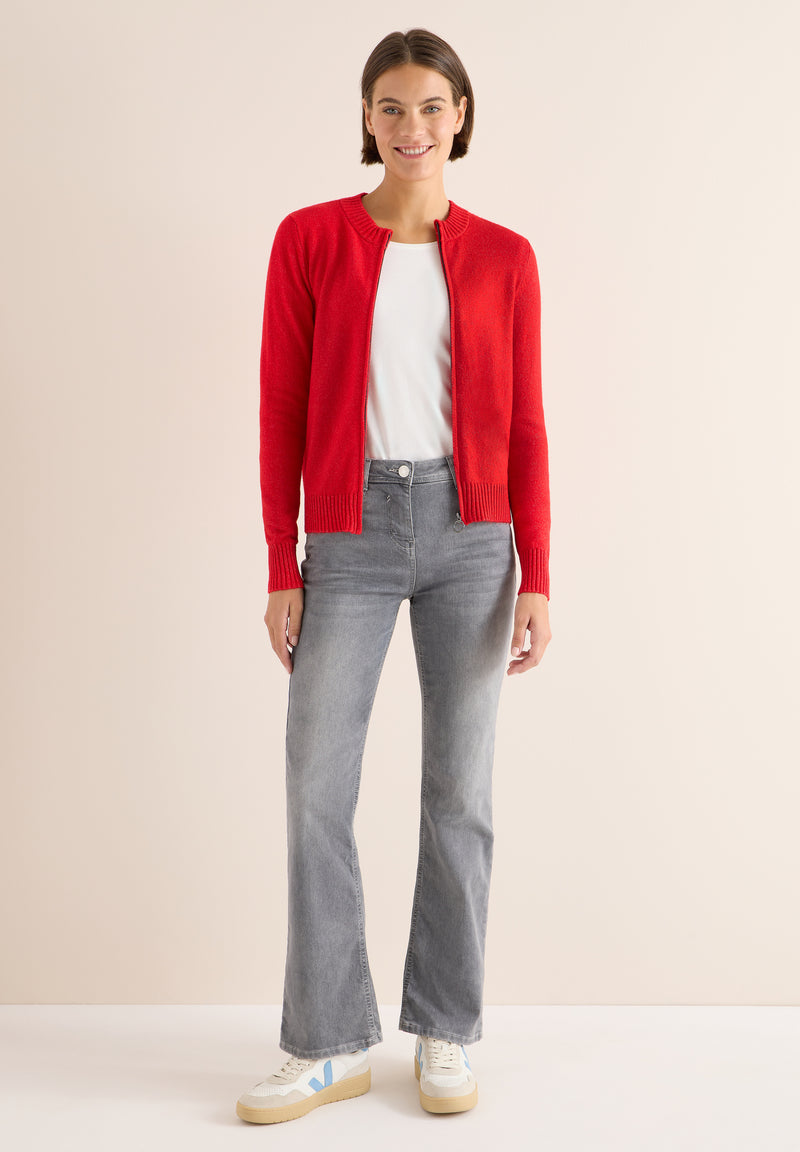 Cosy Cardigan mit Zipper