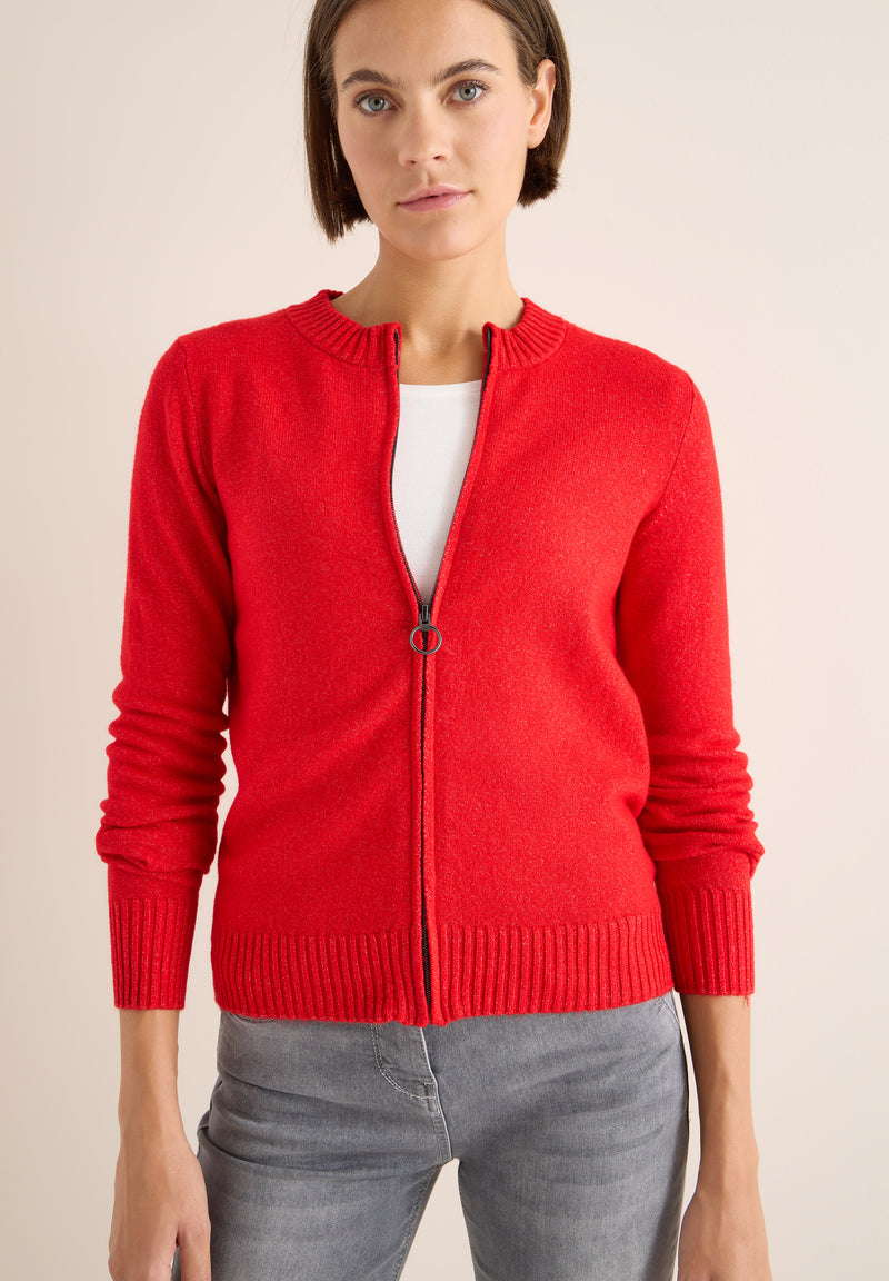Cosy Cardigan mit Zipper
