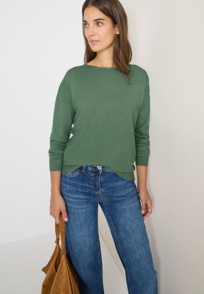 Pullover mit Strukturdetail