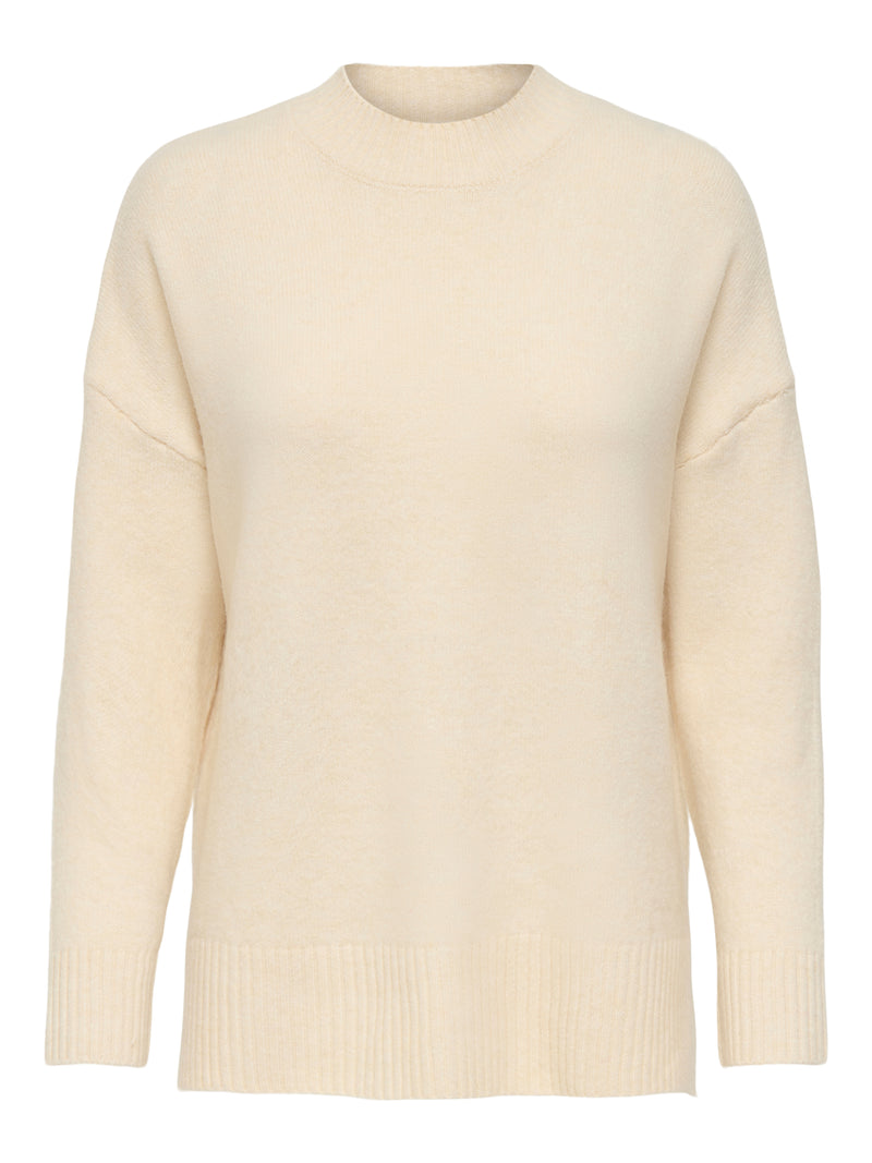 ONLHAZEL LS HIGHNECK OVERS PULL KNT NOOS