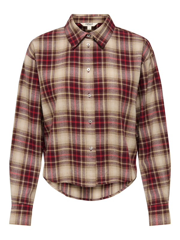 ONLJILDA LS CHECK SHIRT WVN