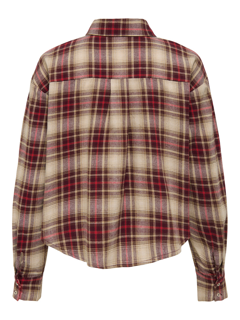 ONLJILDA LS CHECK SHIRT WVN