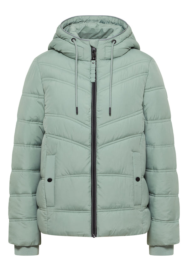 Steppjacke mit Kapuze