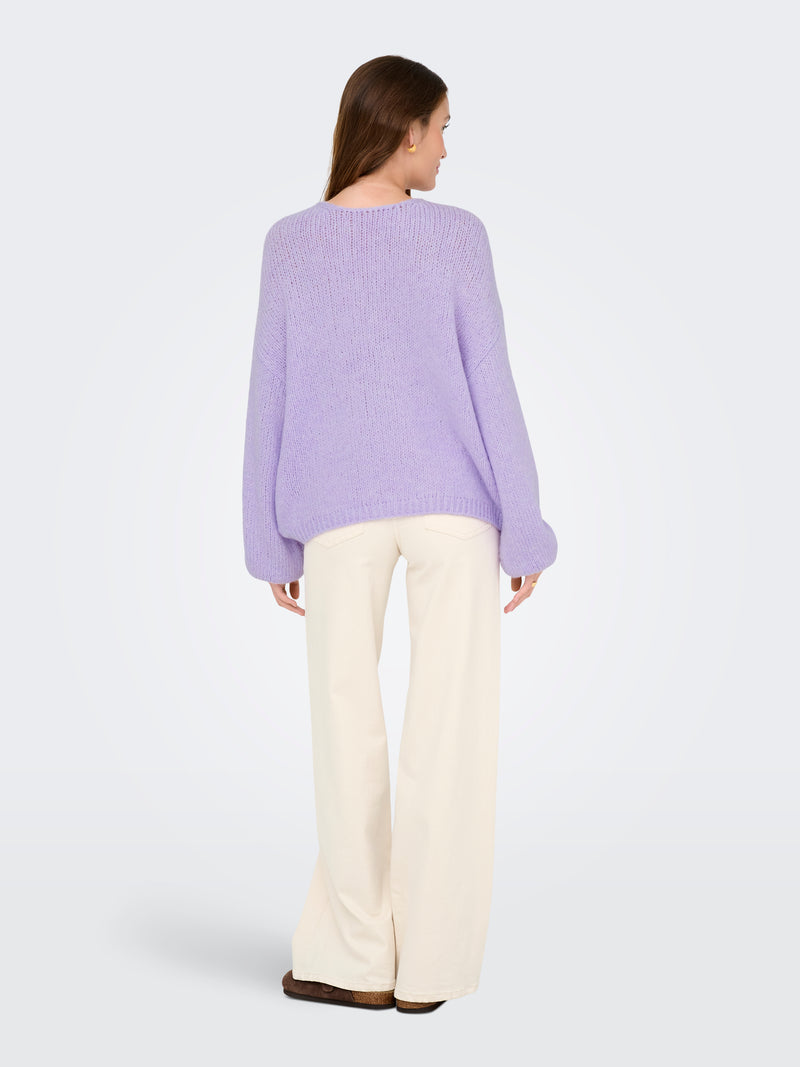 JDYDINEA L/S REVERSIBLE PULLOV. KNT NOOS