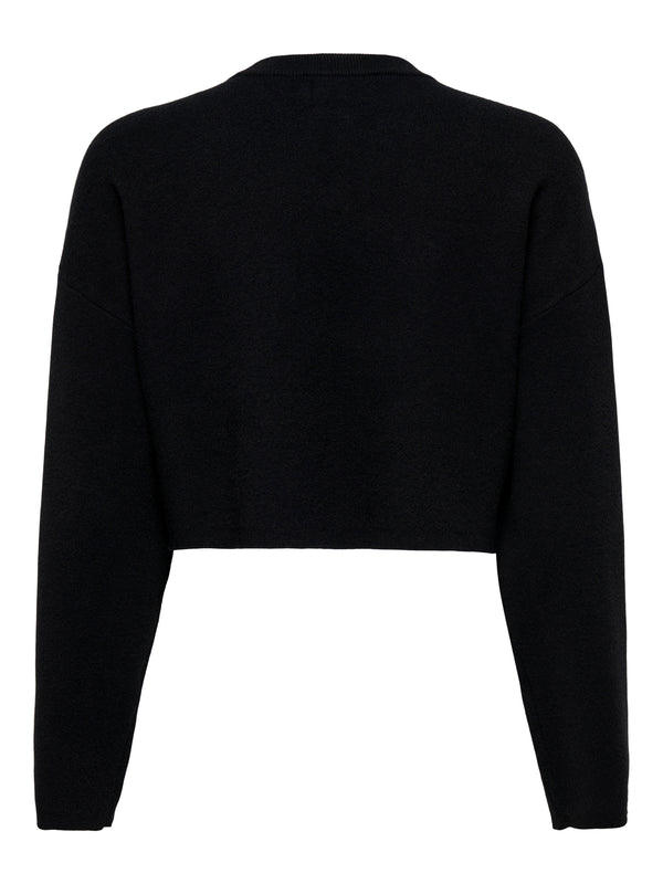 ONLANNY LS CROPPED ZIP CARDIGAN KNT