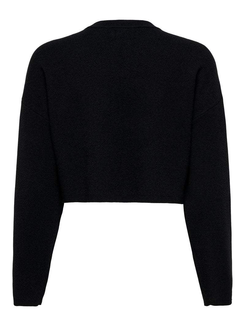 ONLANNY LS CROPPED ZIP CARDIGAN KNT