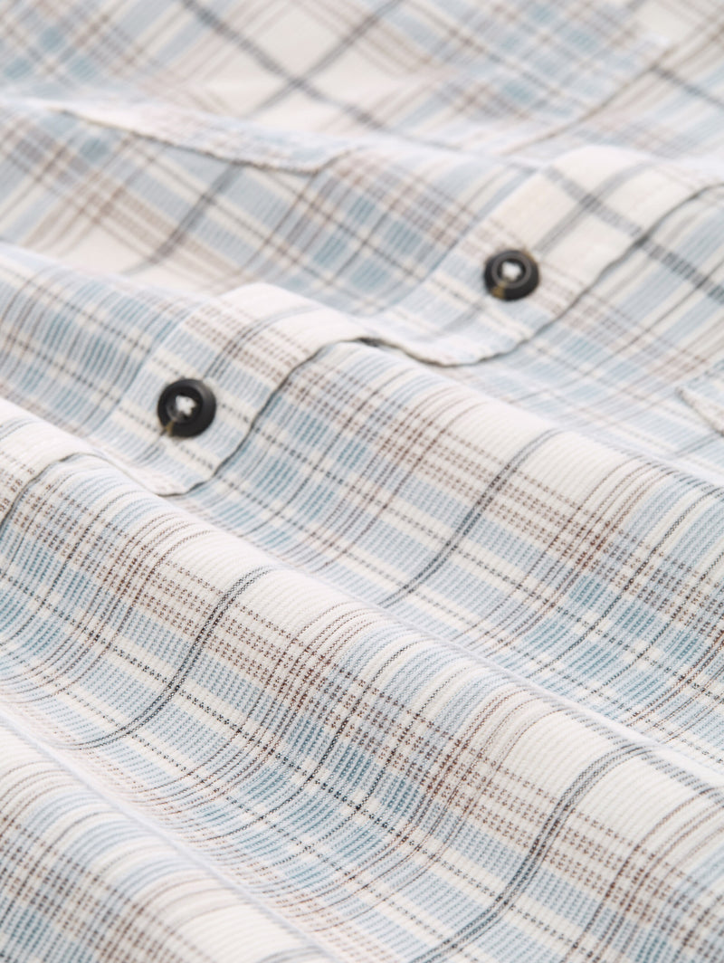 Regular Fit Cordhemd mit Karomuster