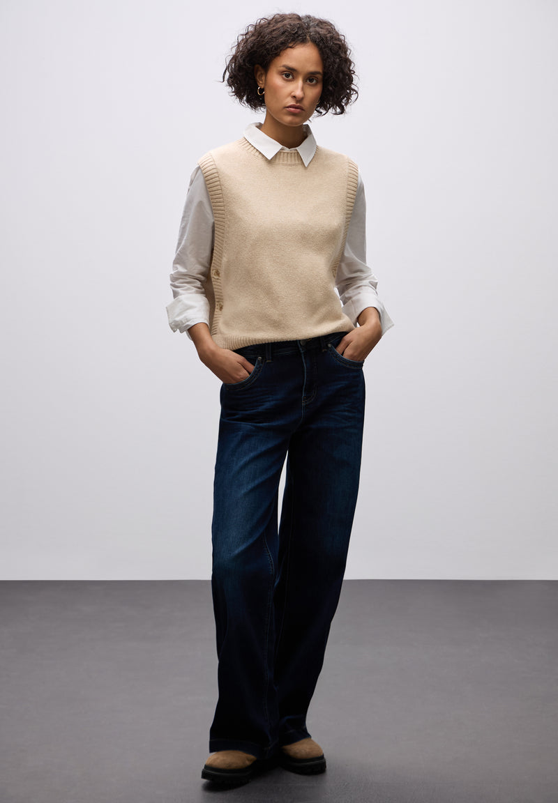 Ärmelloser Pullover