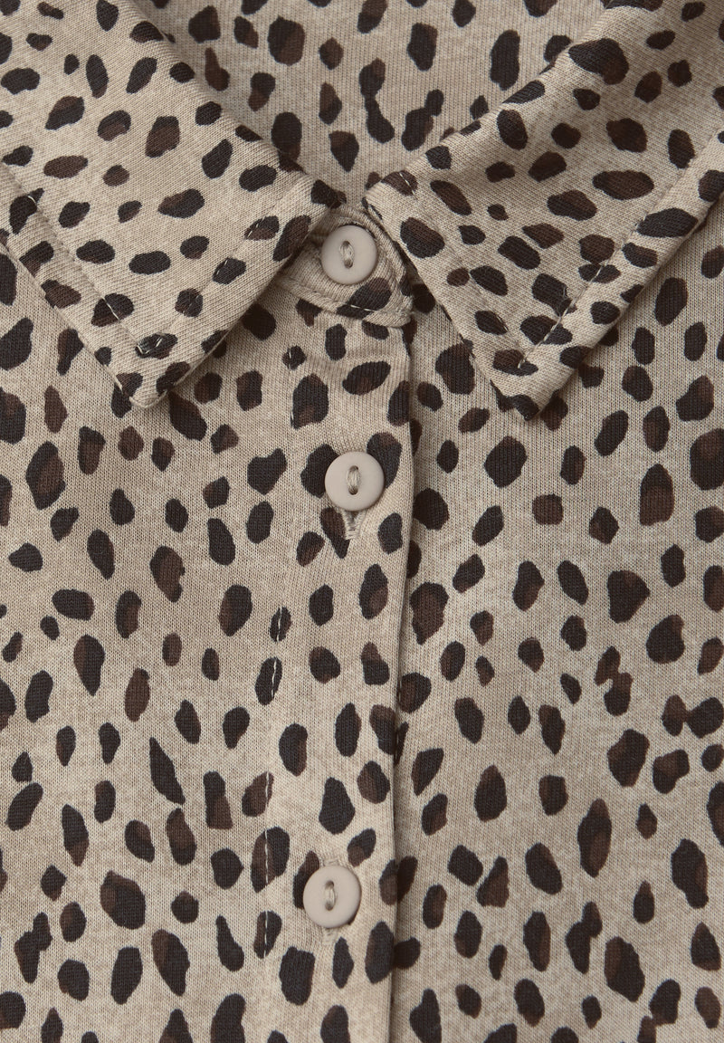 Leo-Shirt mit Hemdkragen