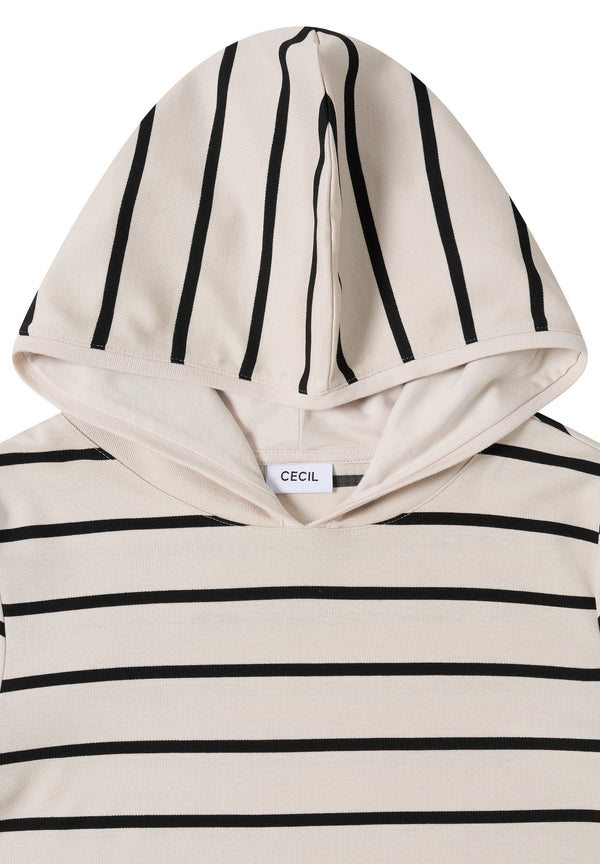 Gestreiftes Kapuzenshirt