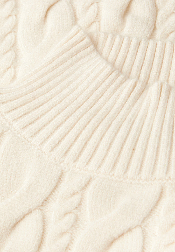Pullover mit Zopfmuster